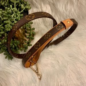 Louis Vuitton Monogram Dog Leash Baxter MM M58056